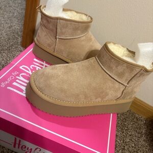 Corkys Tan Platform Shoes